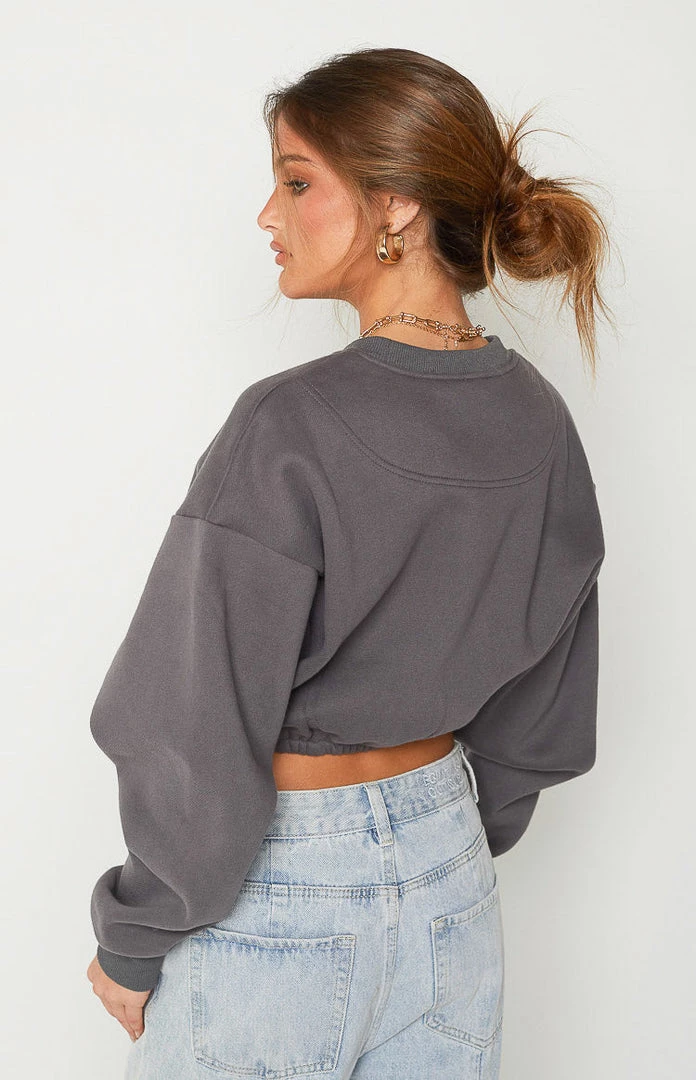BB Exclusive Annie Slate Cropped Sweater 7 BB Exclusive Annie Slate Cropped Sweater
