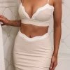 Emma Rose X Beginning Boutique Bottoms The Sophie Skirt Cream
