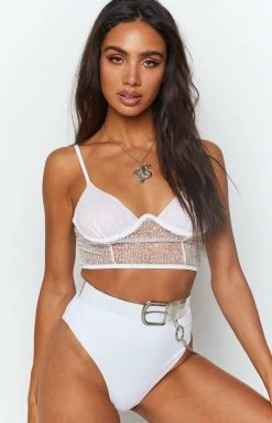 BB Exclusive Sonic High Waist Bottoms White