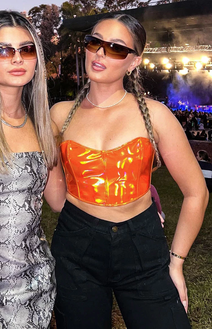 BB Exclusive New Zelda Orange Corset Top 7 BB Exclusive New Zelda Orange Corset Top